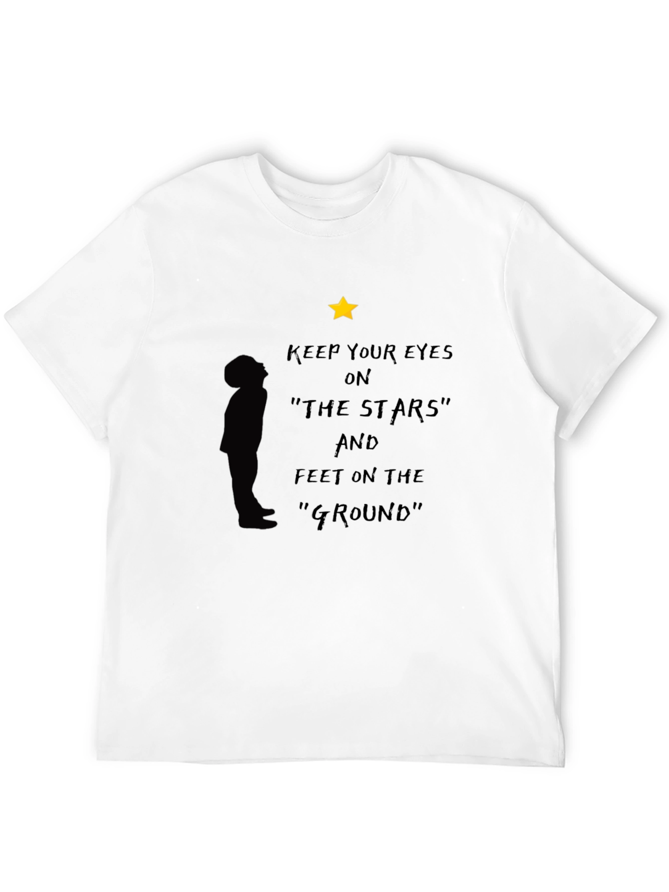 Keep Your Eyes on the Stars Graphic T-Shirt