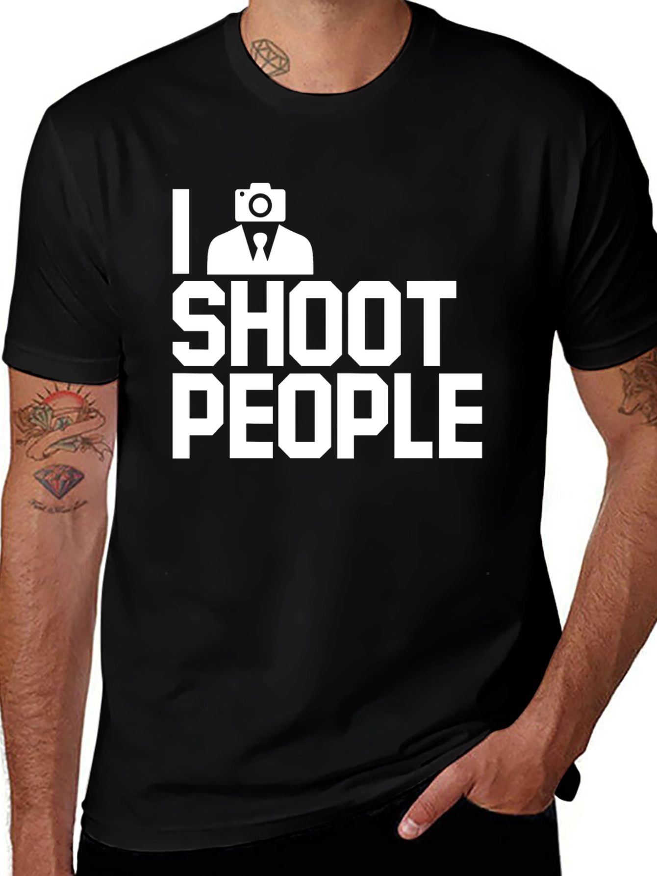 I Shoot People T-Shirt - Photography Humor