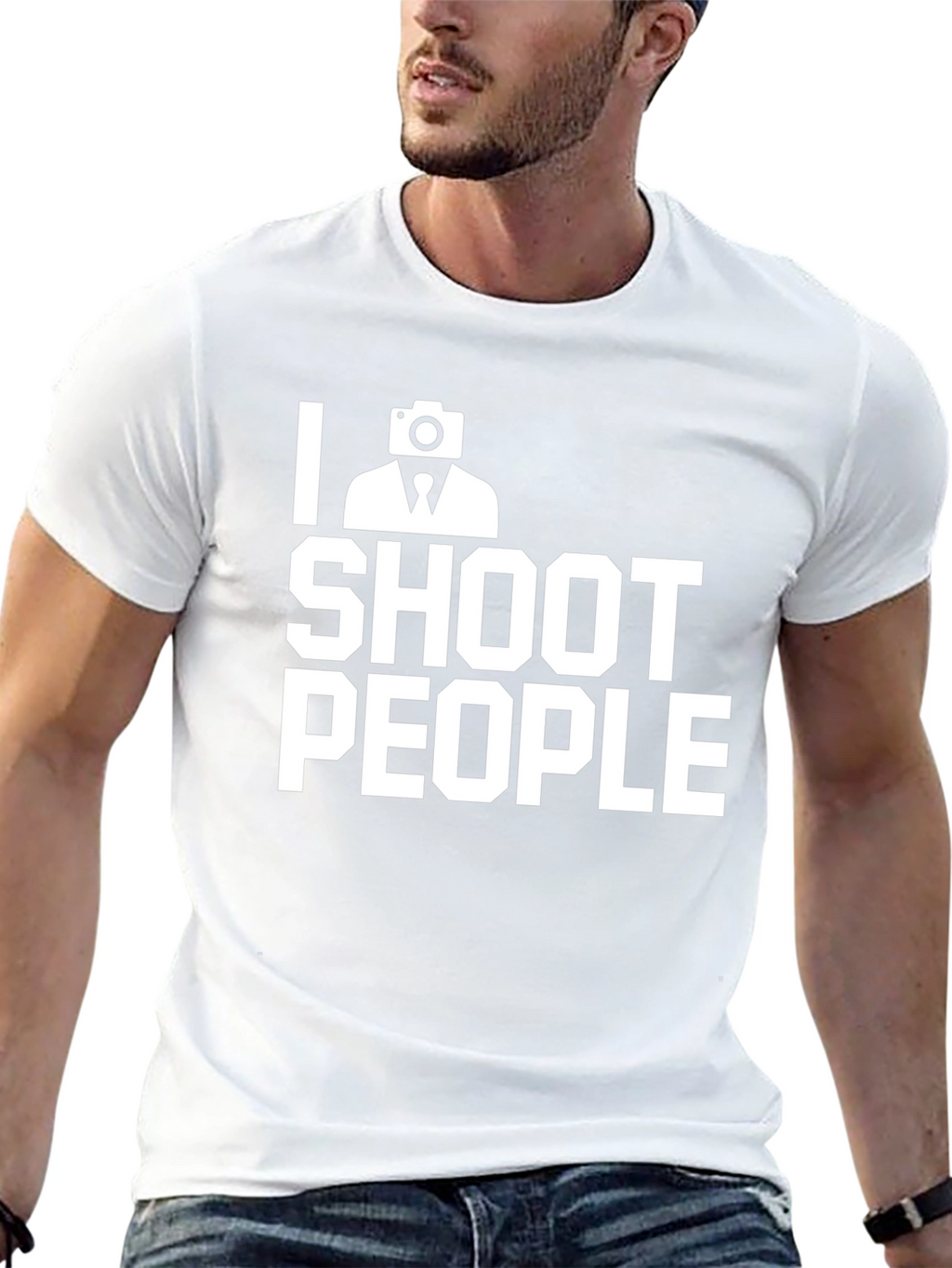 I Shoot People T-Shirt - Photography Humor