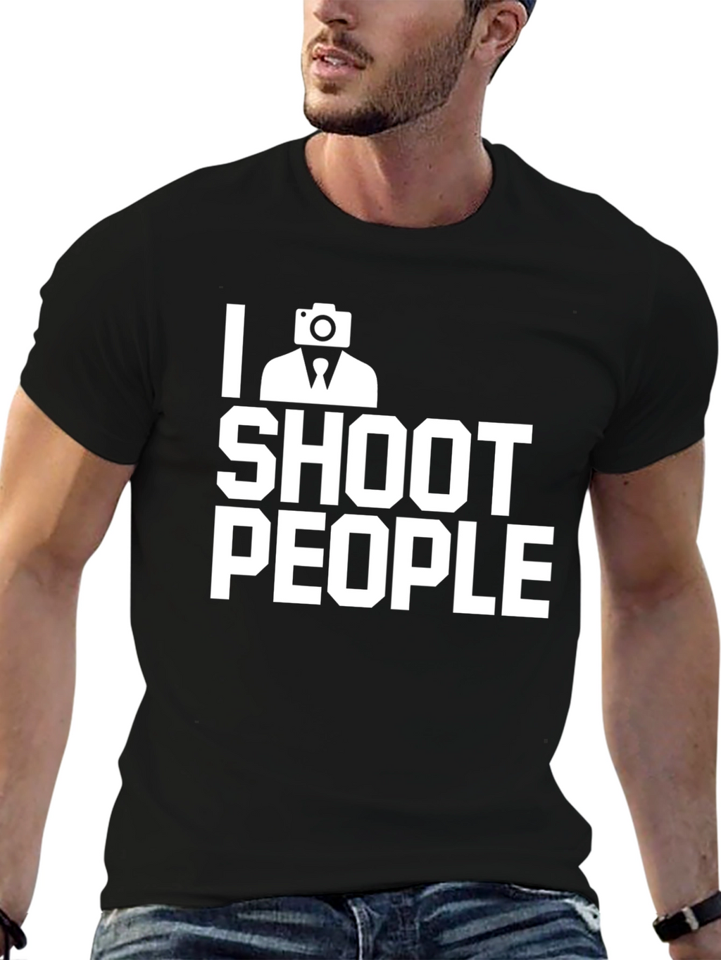 I Shoot People T-Shirt - Photography Humor