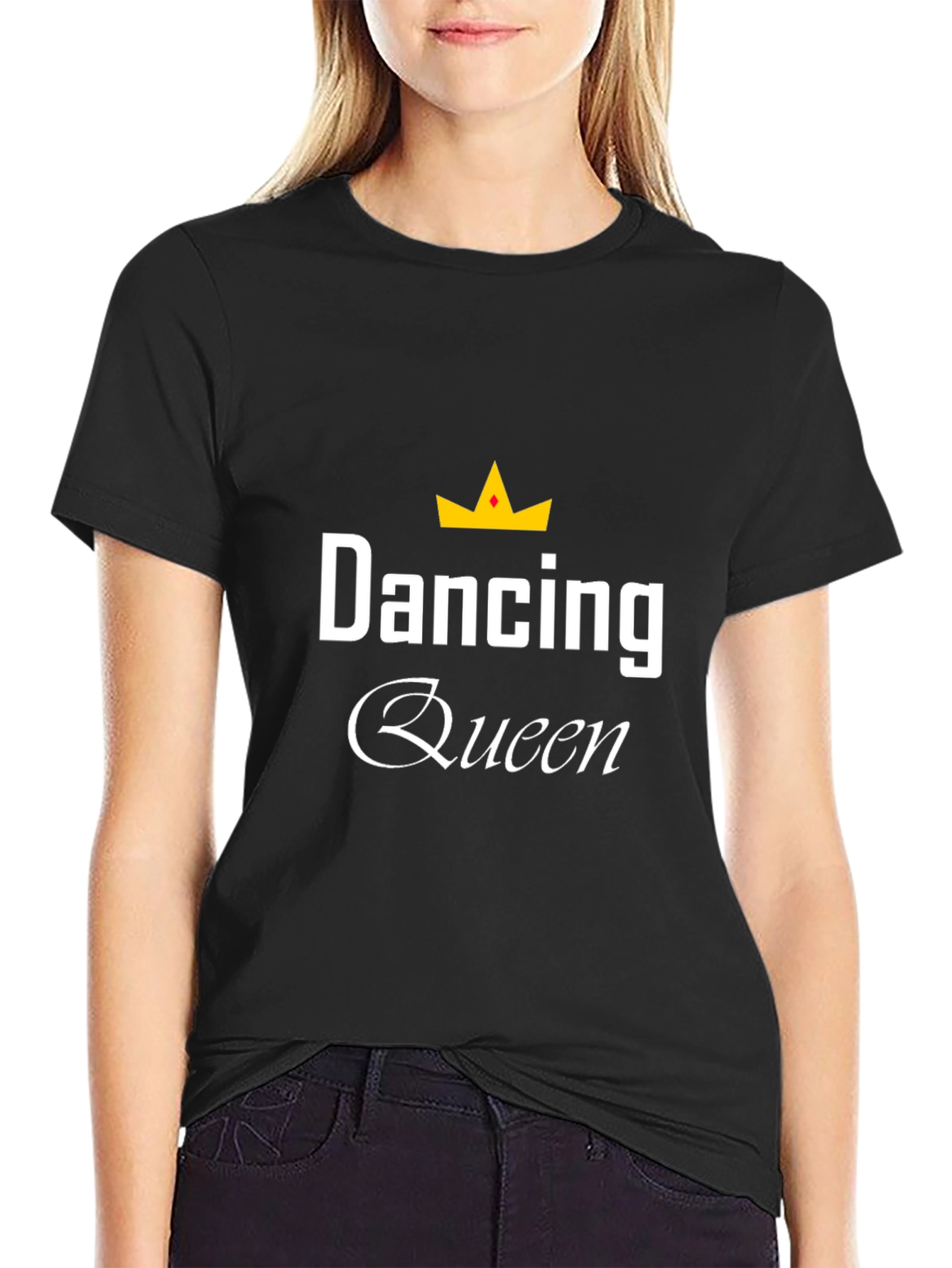 Dancing Queen Graphic Tee - Black