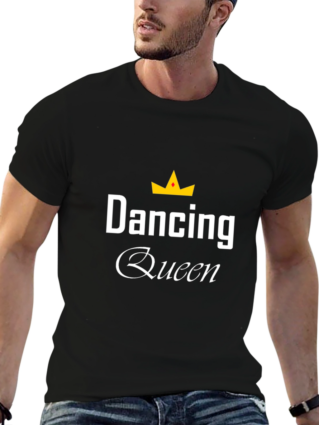 Dancing Queen Graphic Tee - Black