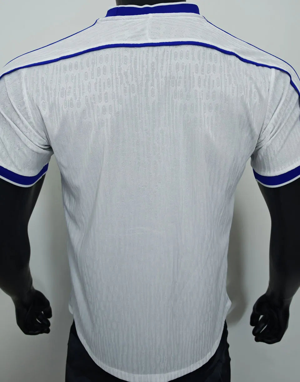 1998 Brazil White Retro Player Version Soccer Jersey 球员版 Back