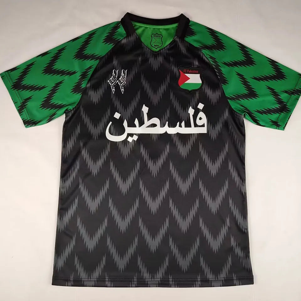 2024/25 Palestine Fans Soccer Jersey 阿拉伯文 Front