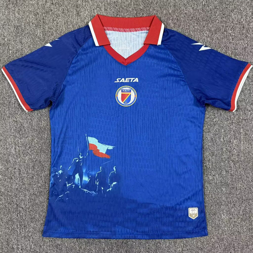 2026/27 Haiti Home Blue Player Version Soccer Jersey 海地 Item NO.: 2153926 Detail 1