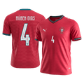 RÚBEN DIAS#4 Portugal Home Soccer Jersey World Cup 2026 Red Front