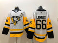 Men's Pittsburgh Penguins Mario Lemieux #66 White Player Jerseys
