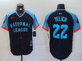 Men's National League Christian Yelich #22 Navy 2024 MLB All-Star Game Limited Player Jerseys