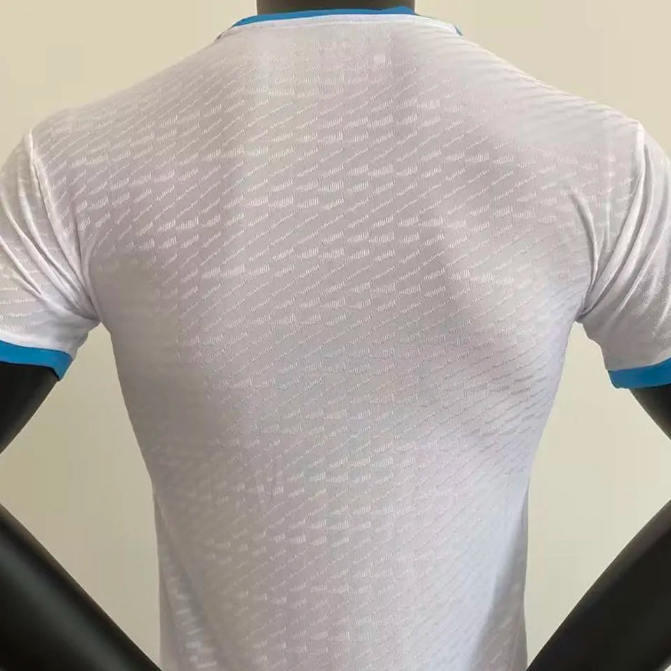 2023 Argentina White Special Edition Player Version Jersey (Have Number 10) Back