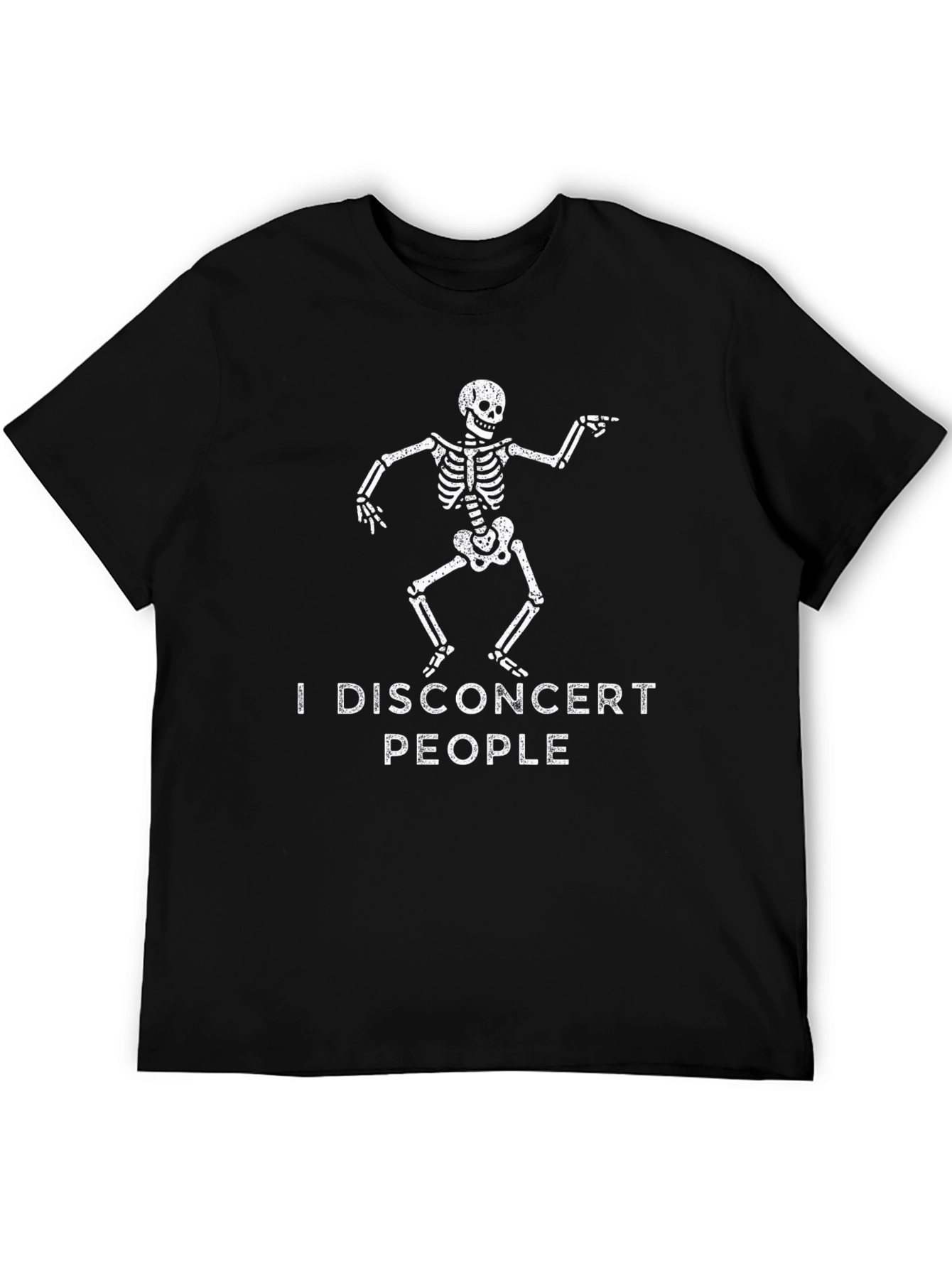 I Disconcert People Skeleton Graphic Tee