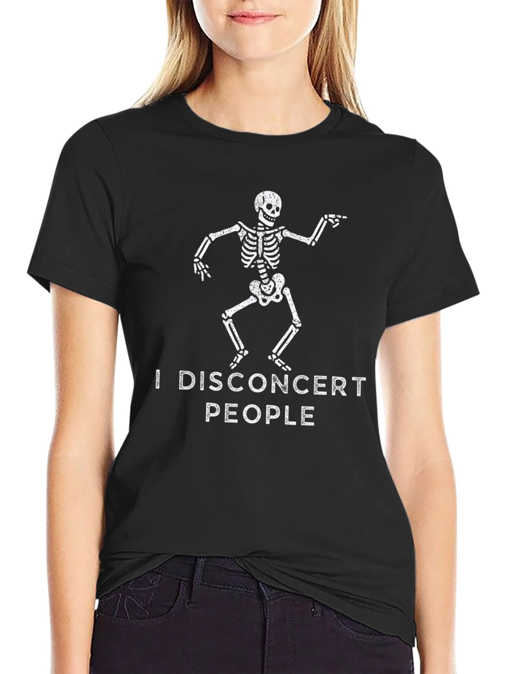 I Disconcert People Skeleton Graphic Tee