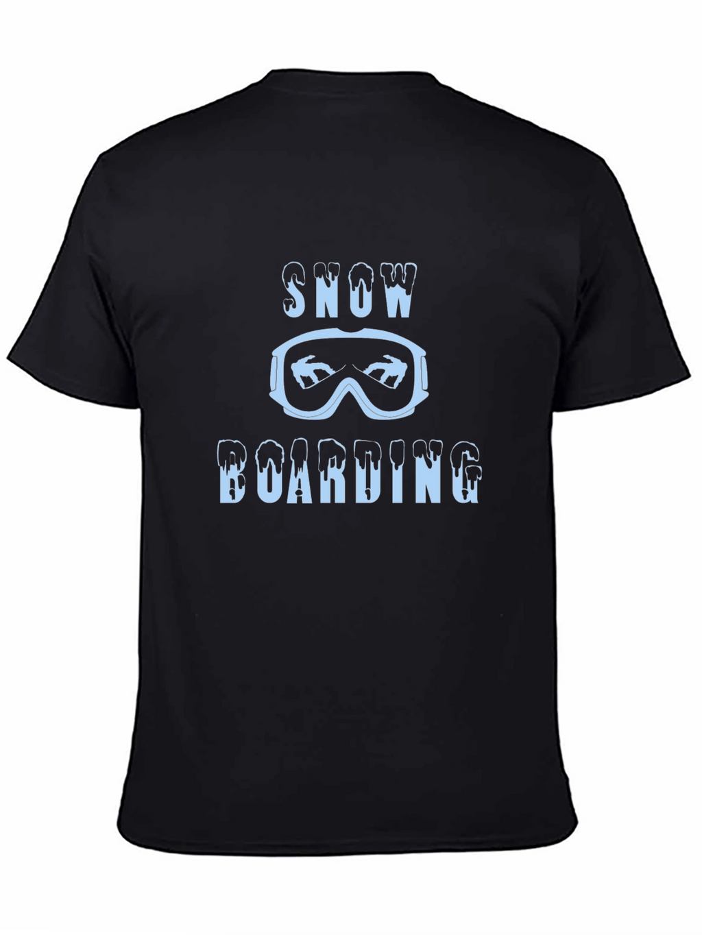 Snowboarding Graphic Tee | Mens Black T-Shirt