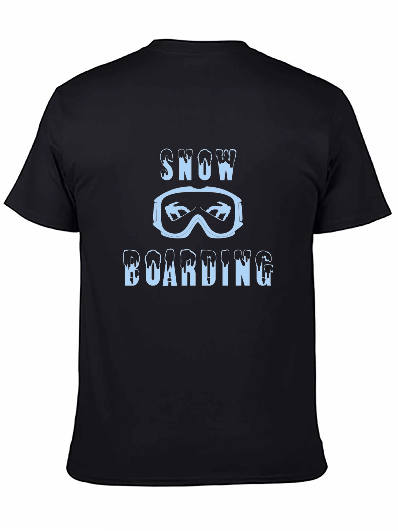 Snowboarding Graphic Tee | Mens Black T-Shirt