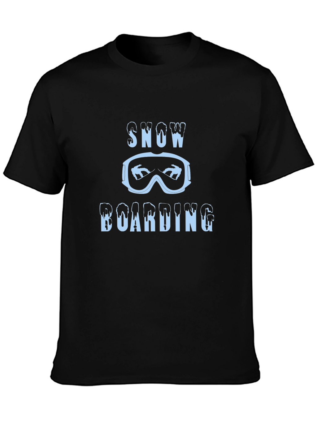 Snowboarding Graphic Tee | Mens Black T-Shirt