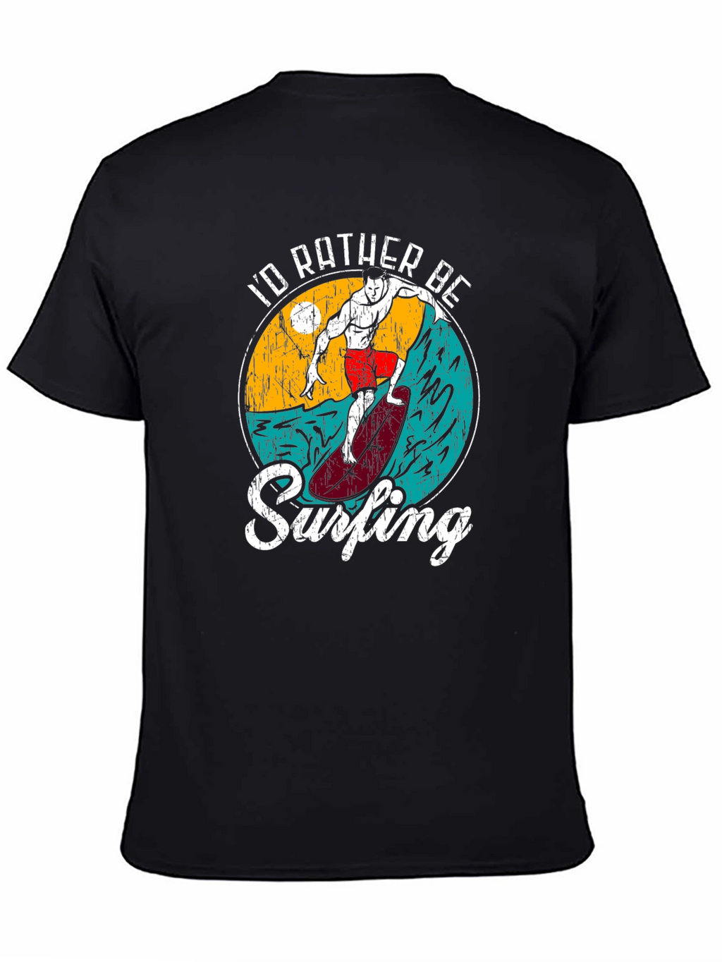 Id Rather Be Surfing Graphic T-Shirt