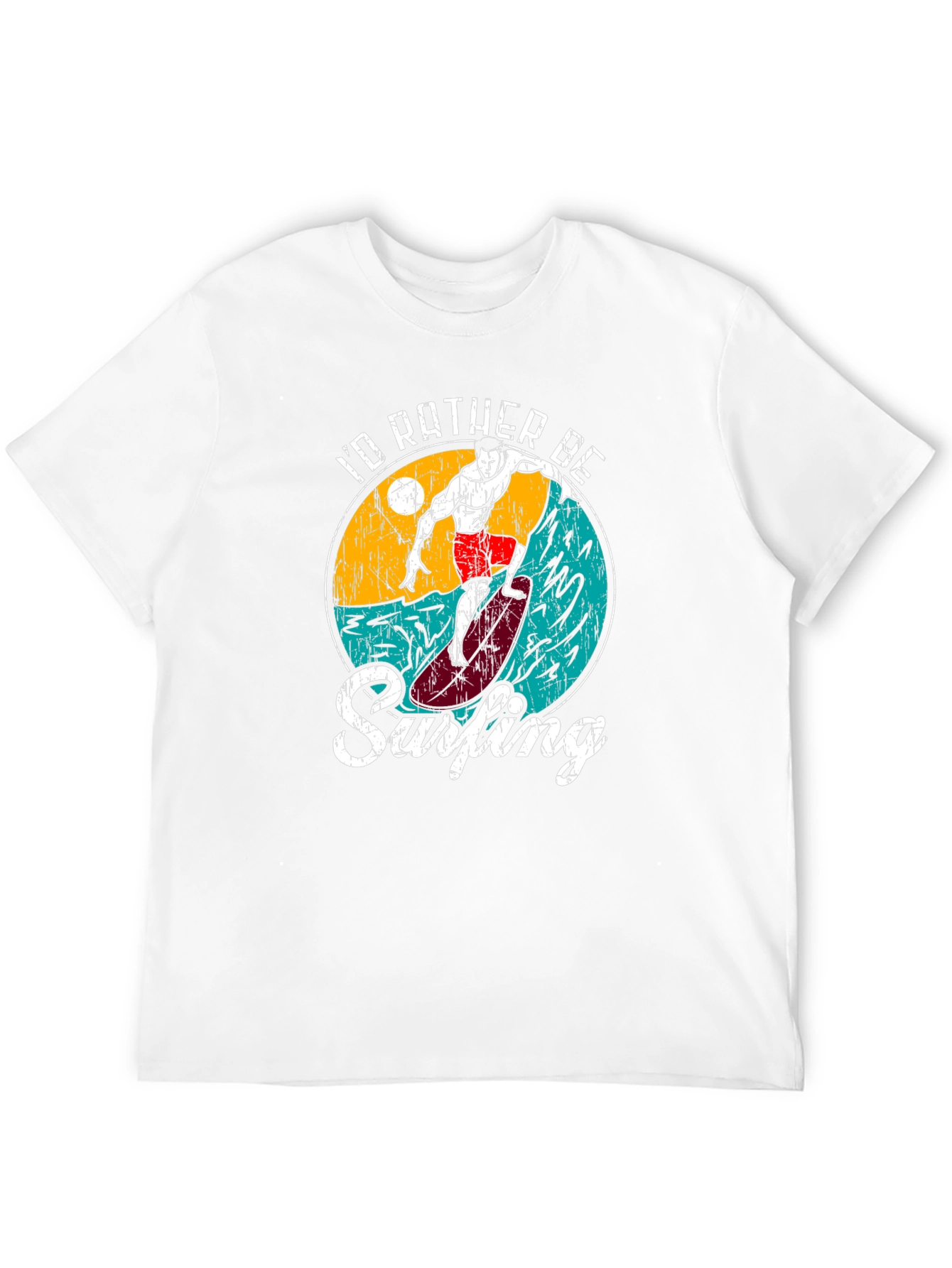 Id Rather Be Surfing Graphic T-Shirt