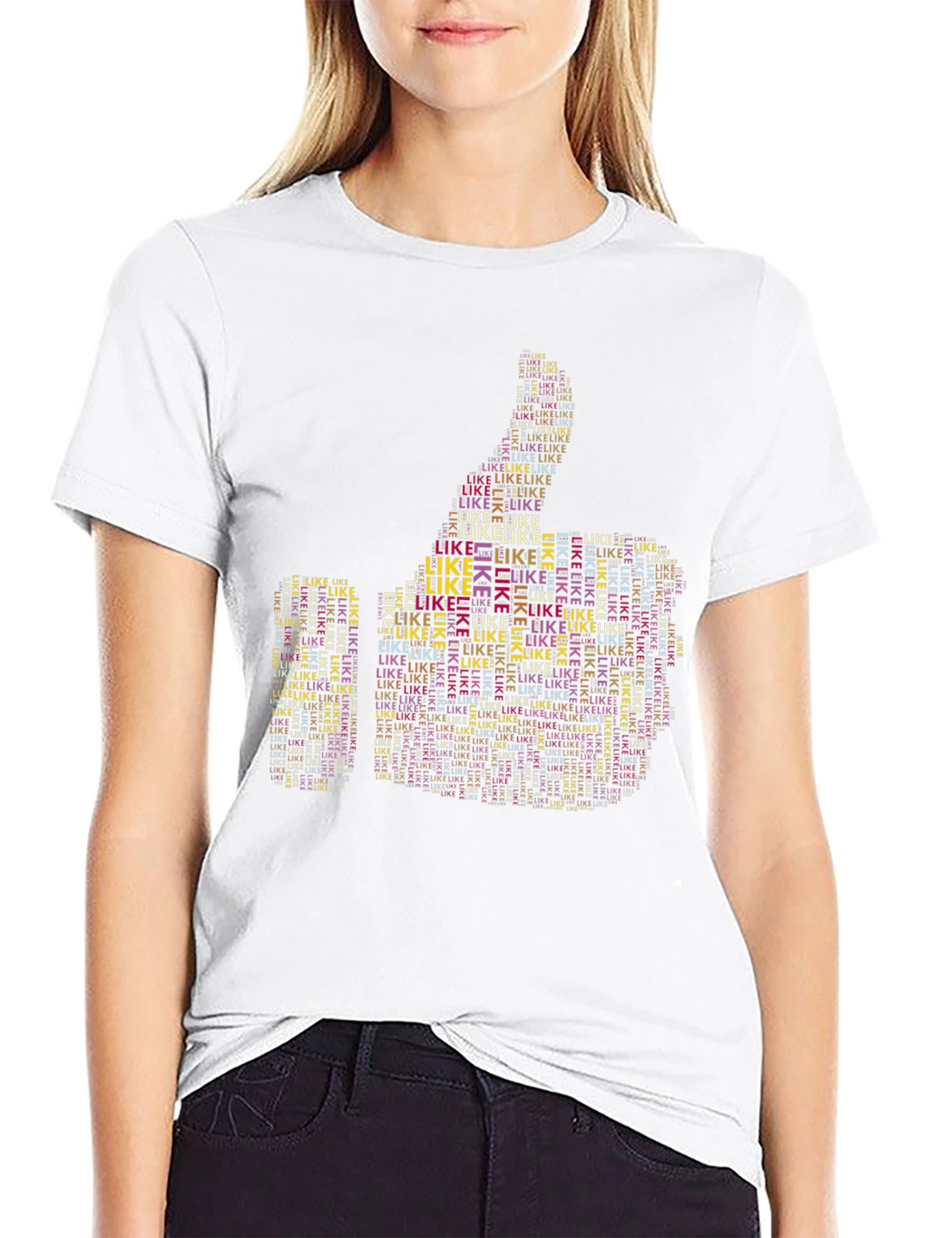 Thumbs Up Word Art T-Shirt