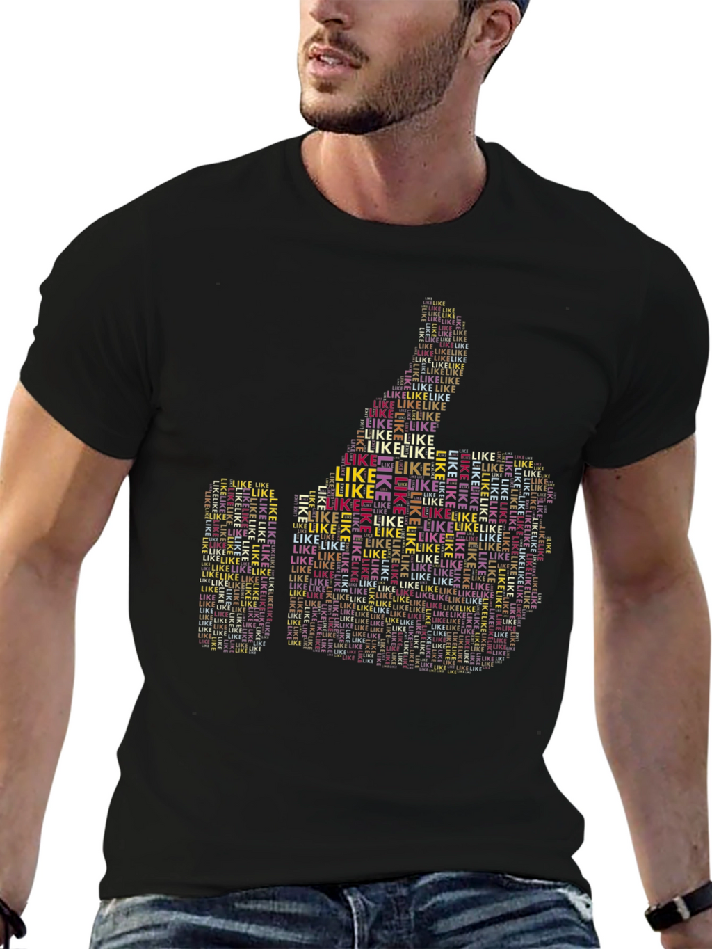 Thumbs Up Word Art T-Shirt