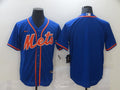 Men's New York Mets Royal Alternate Replica Blank Jerseys