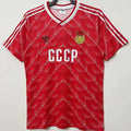 1988/89 CCCP Home Red Retro Soccer Jersey Front