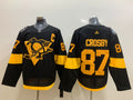 Men's Pittsburgh Penguins sidney crosby  #87 Black Player Jerseys