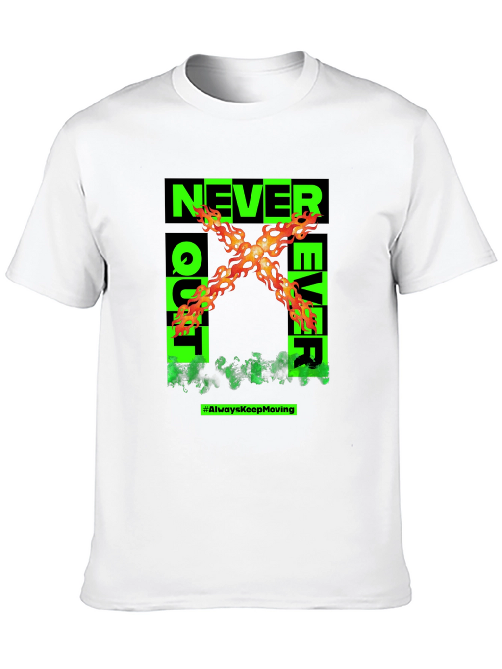 Never Quit Ever Graphic T-Shirt