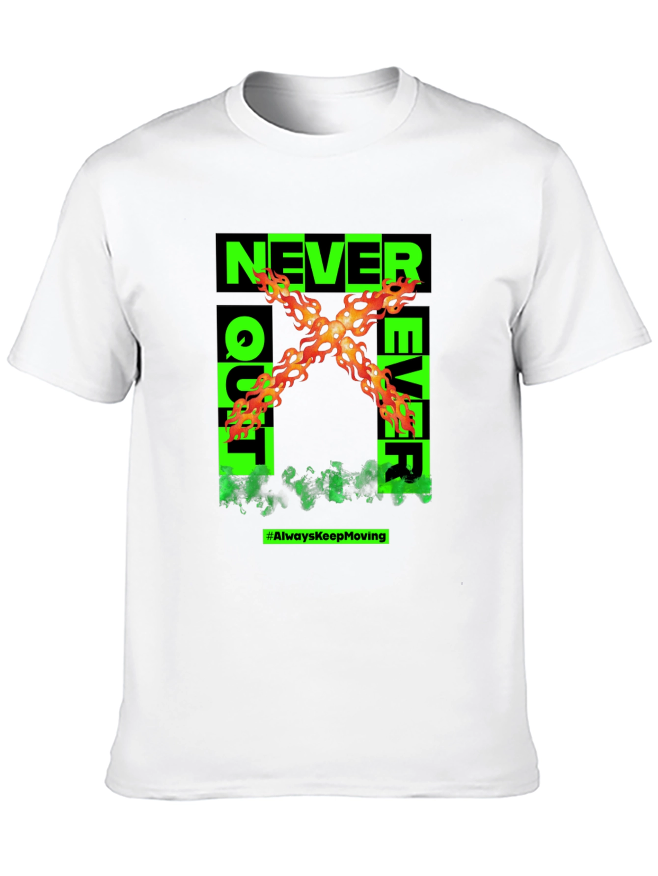 Never Quit Ever Graphic T-Shirt