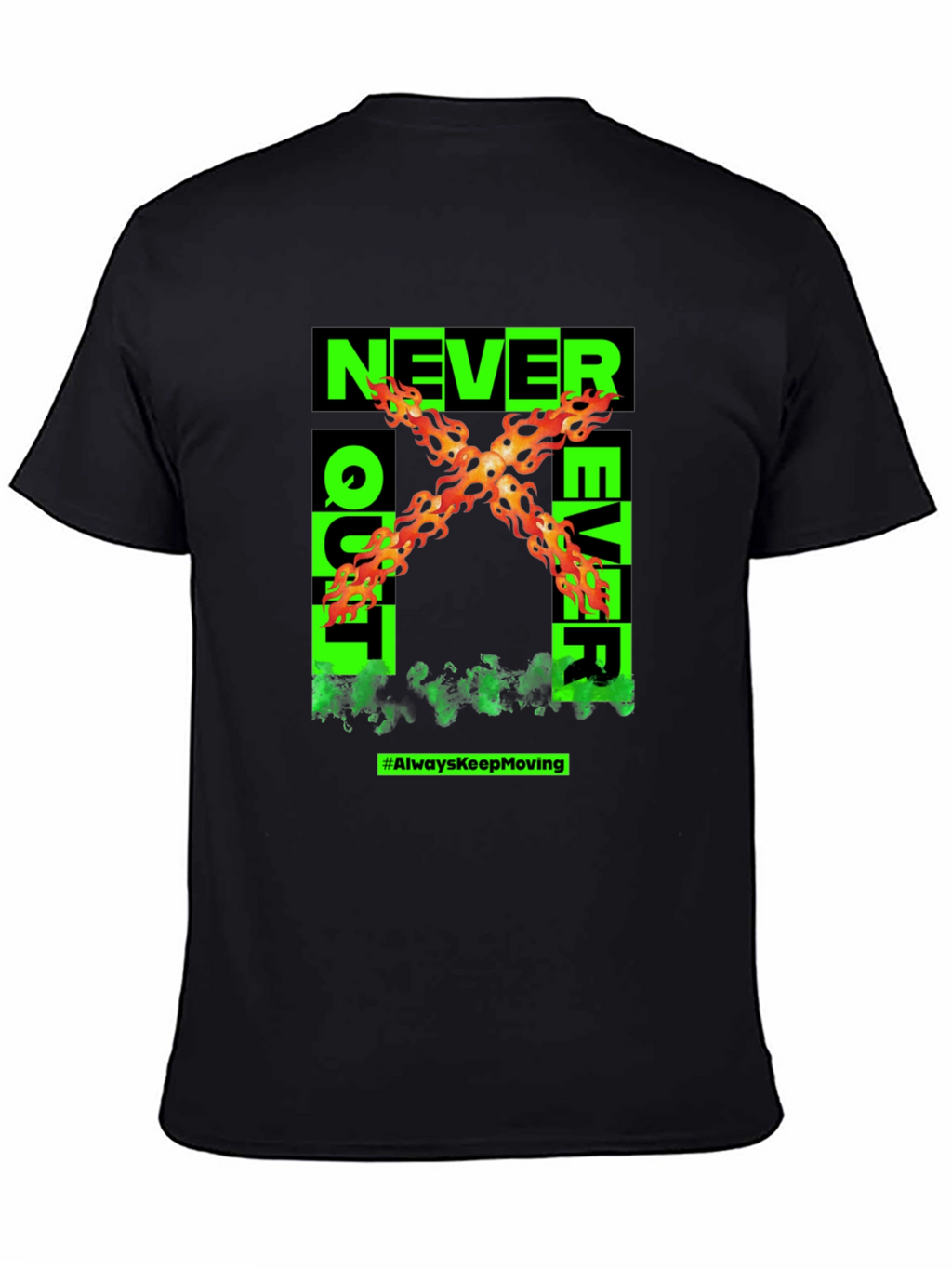Never Quit Ever Graphic T-Shirt