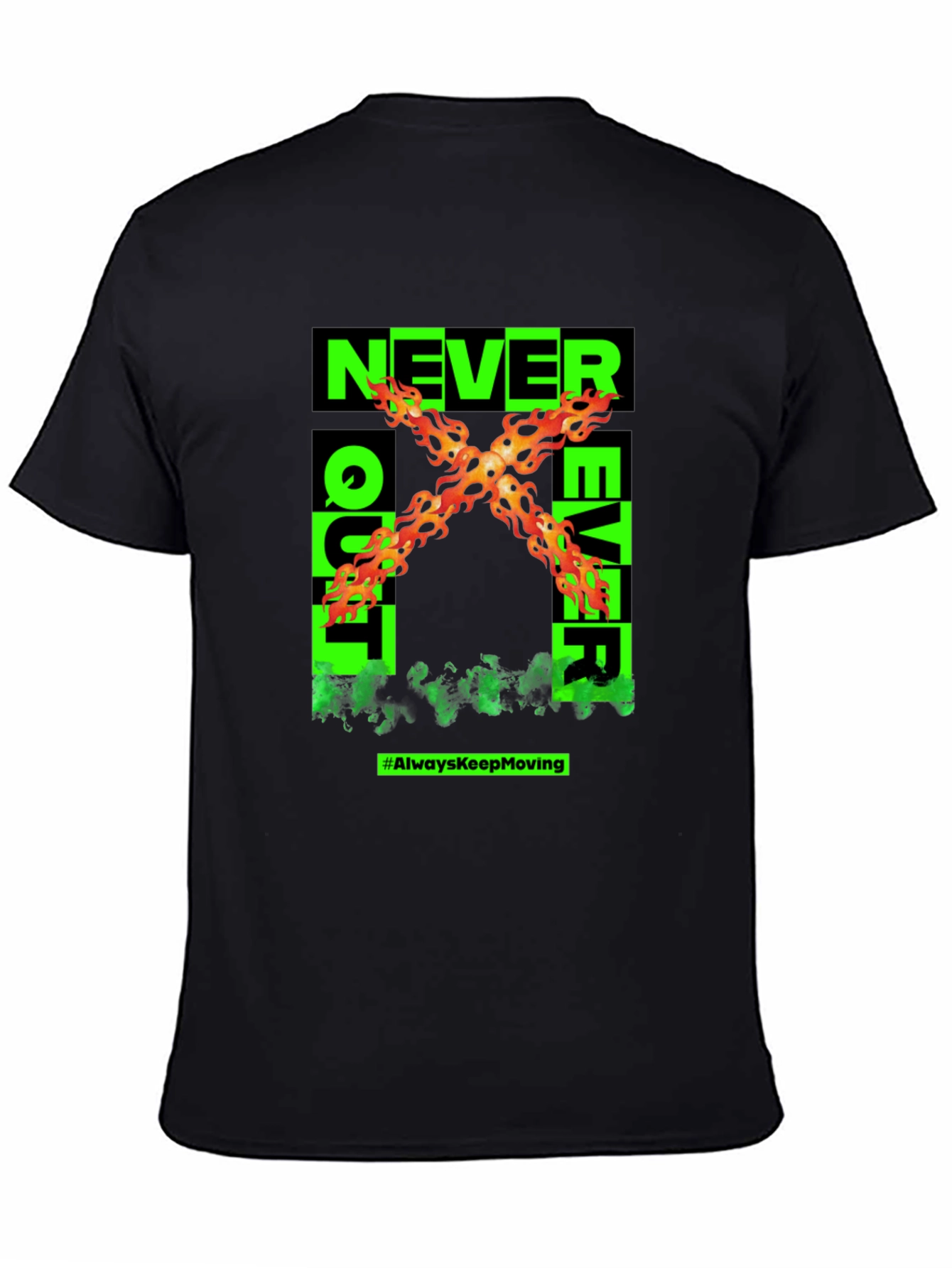 Never Quit Ever Graphic T-Shirt