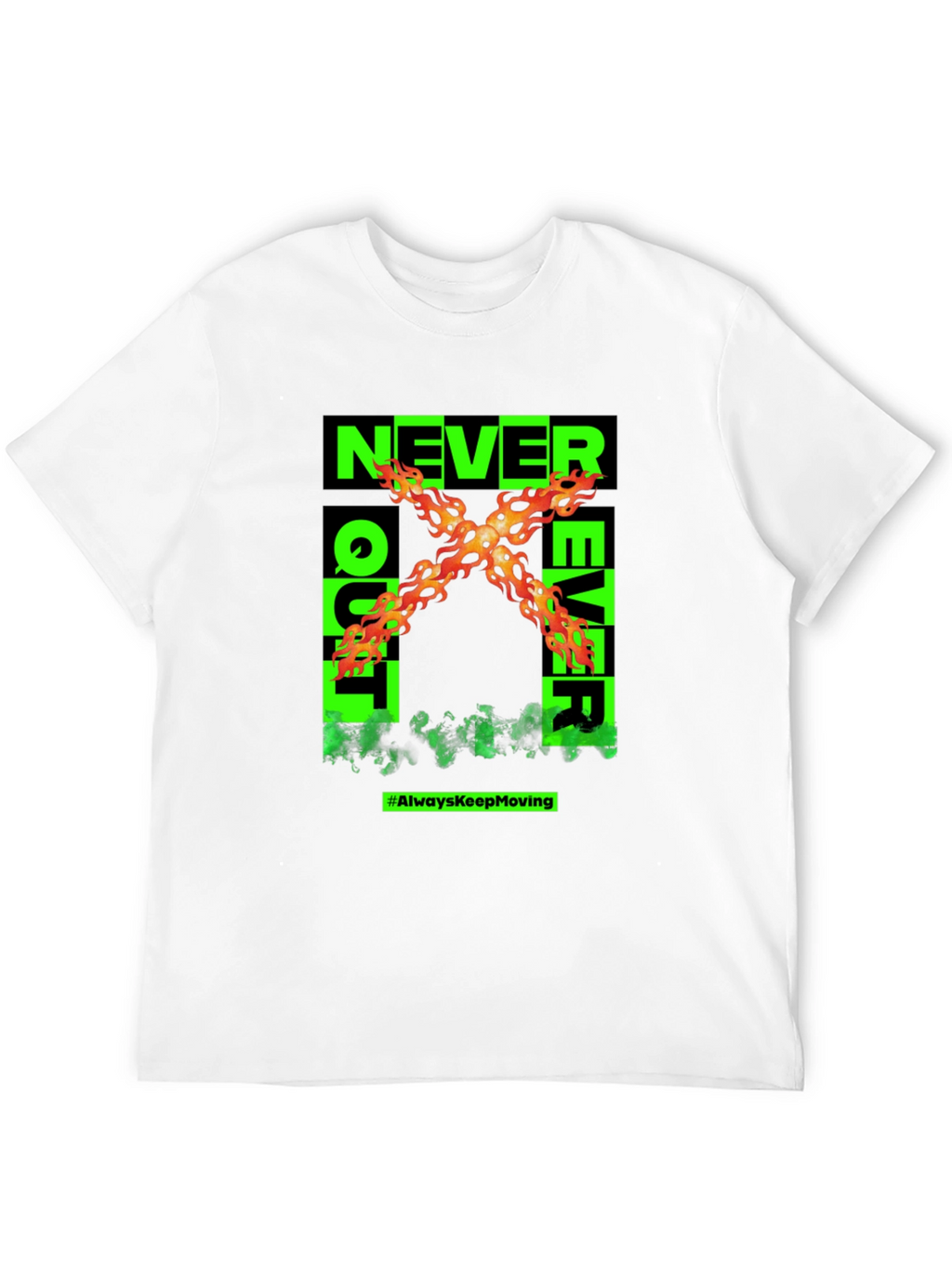 Never Quit Ever Graphic T-Shirt