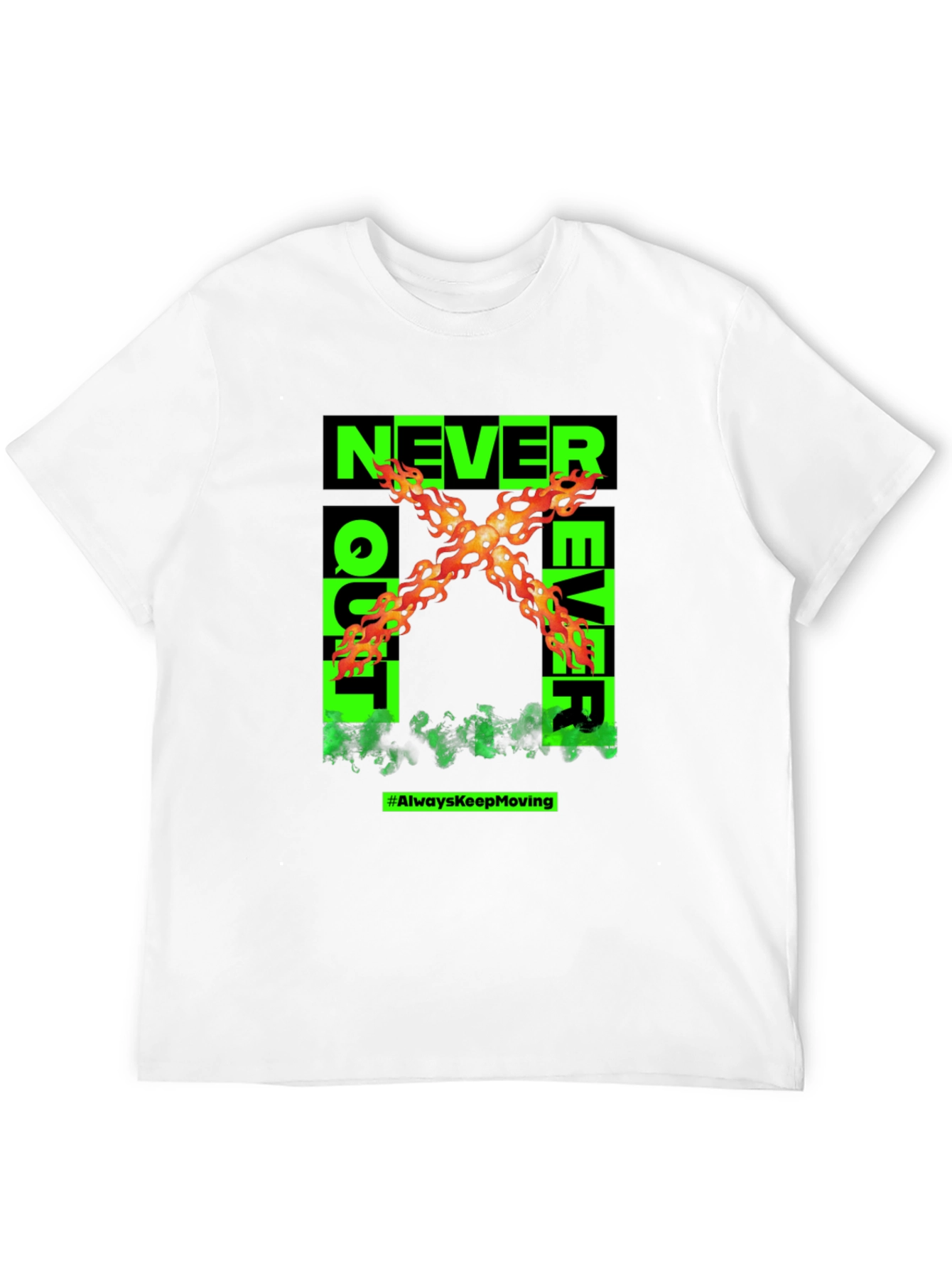 Never Quit Ever Graphic T-Shirt