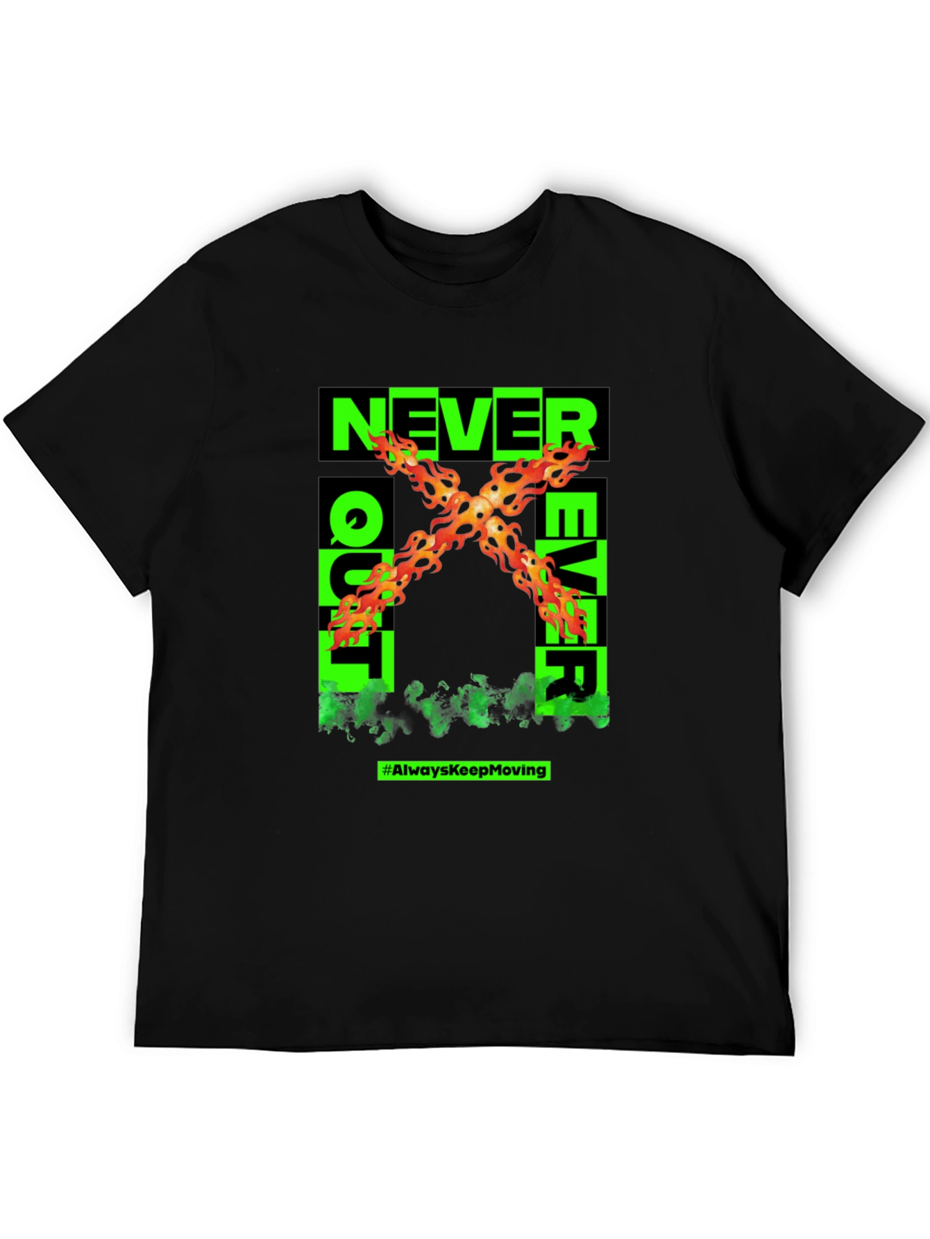 Never Quit Ever Graphic T-Shirt