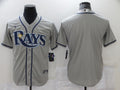 Men's Tampa Bay Rays Gray Replica Blank Jerseys