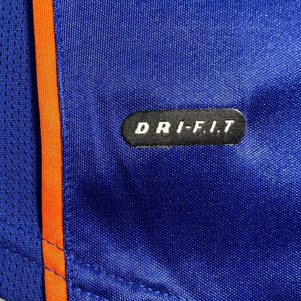 1998 NL Away Blue Retro Soccer Jersey Detail 4