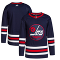 Men's Winnipeg Jets Navy 2021/22 Alternate Primegreen Authentic Blank Jerseys