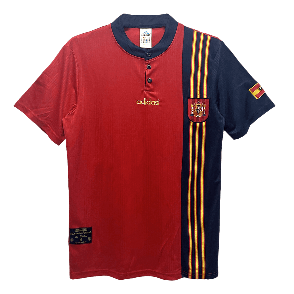 Spain Home Jersey Retro 1996 Image 3
