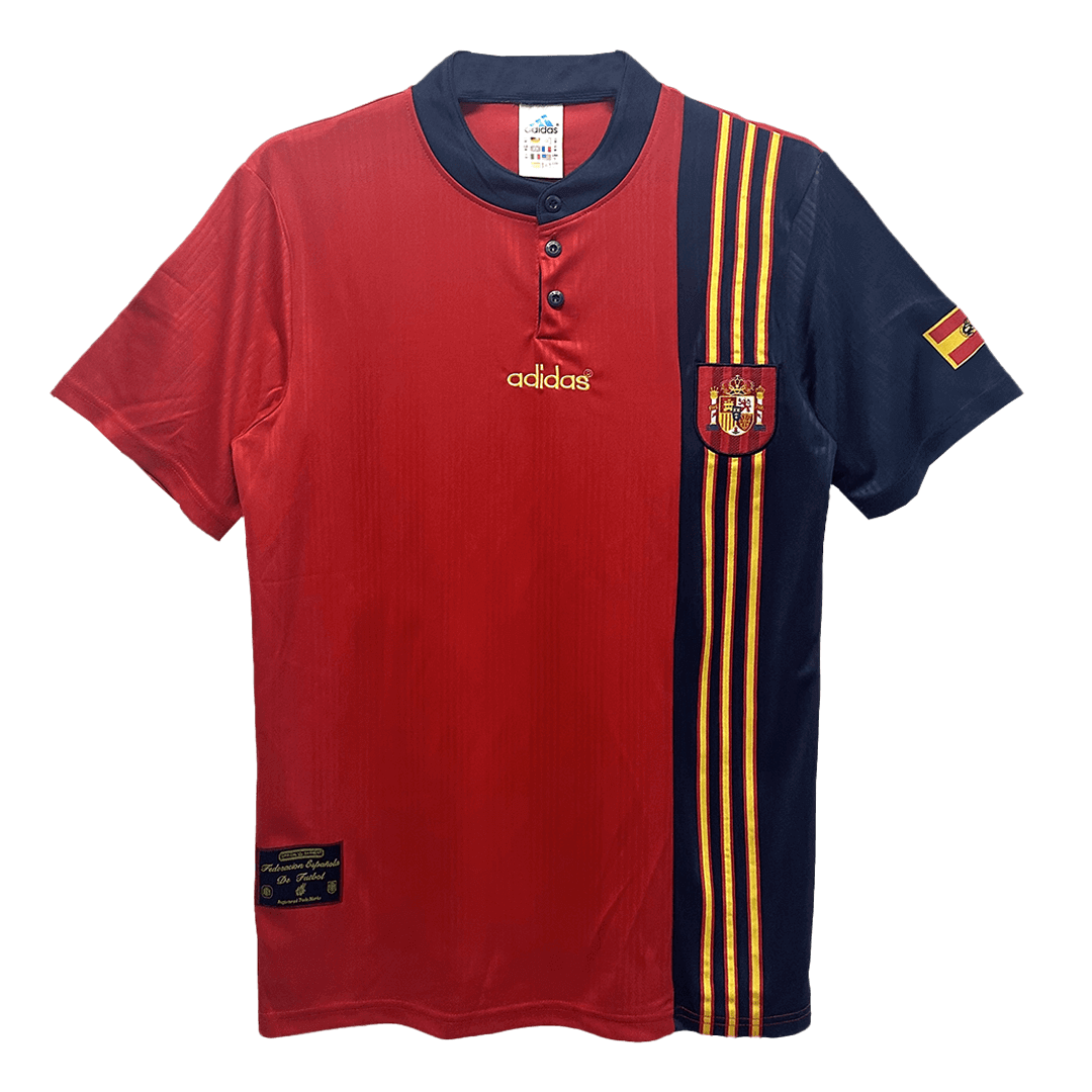 Spain Home Jersey Retro 1996 Image 3