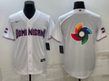 Men's 2023 World Baseball Classic Dominican Republic White Jerseys