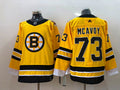 Men's Boston Bruins Charlie McAvoy #73 Yellow Replica Player Jerseys