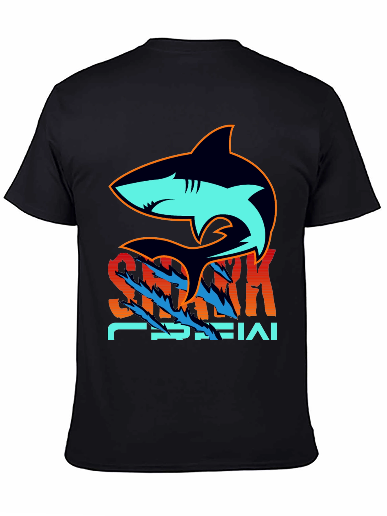 Cool Shark Graphic Print Tee