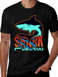 Cool Shark Graphic Print Tee