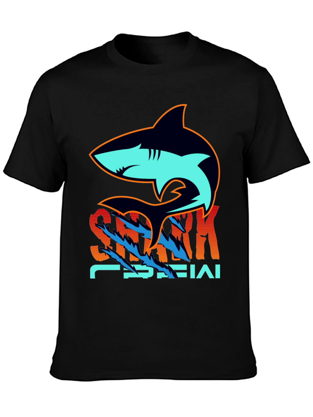 Cool Shark Graphic Print Tee