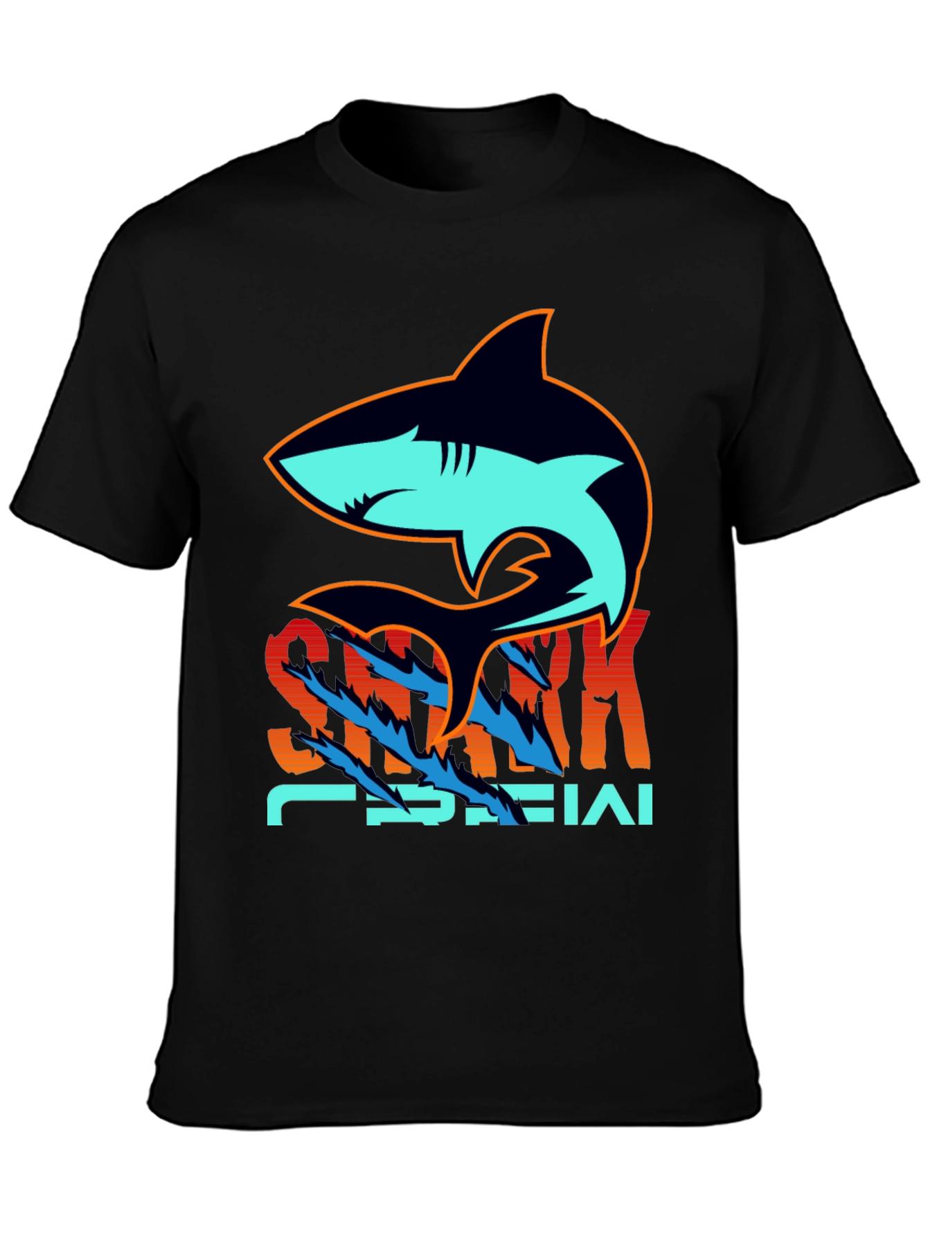 Cool Shark Graphic Print Tee