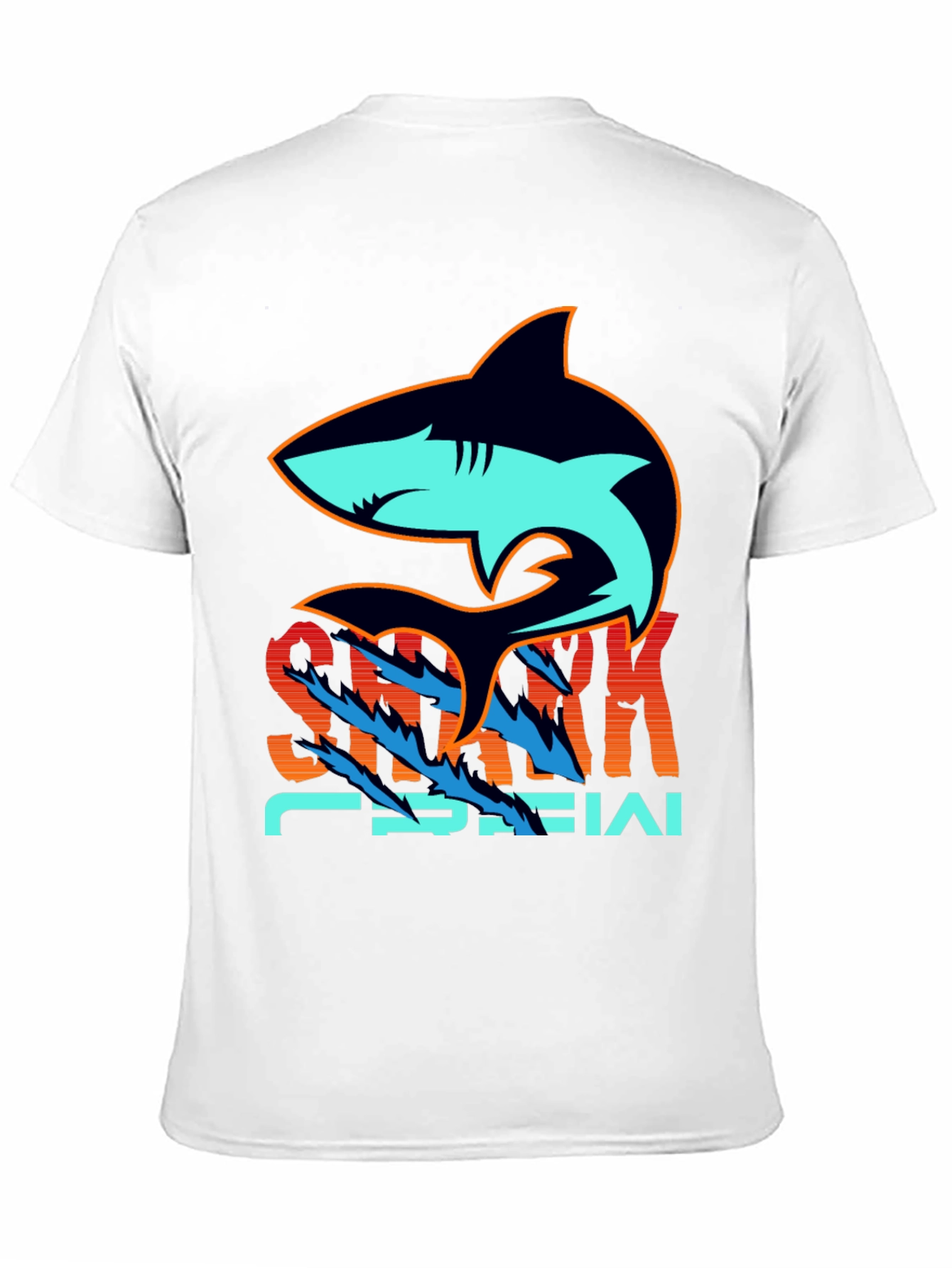 Cool Shark Graphic Print Tee