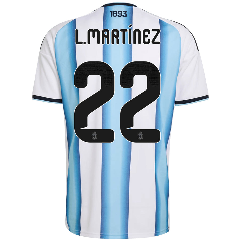 L.MARTÍNEZ #22 Argentina Home Jersey World Cup 2026 - [Super Replica] Front