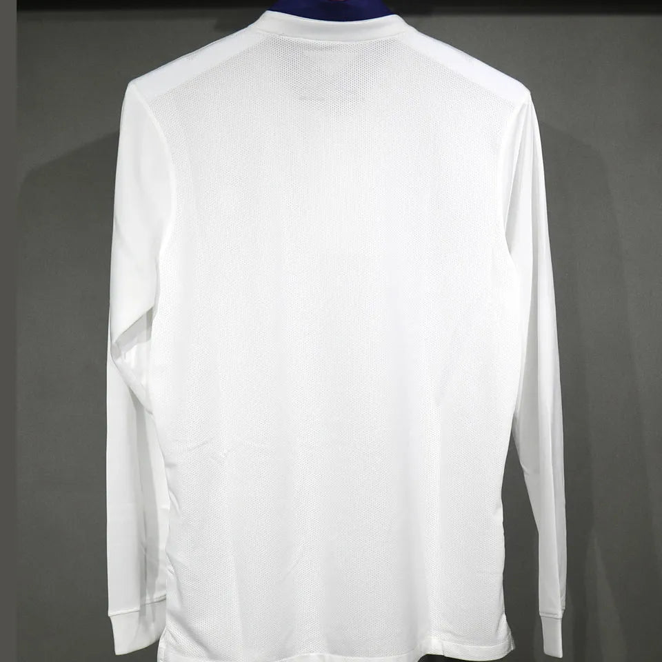 2014 Portugal Away White Retro Player Version Long Sleeve Soccer Jersey 球员版 Detail 1