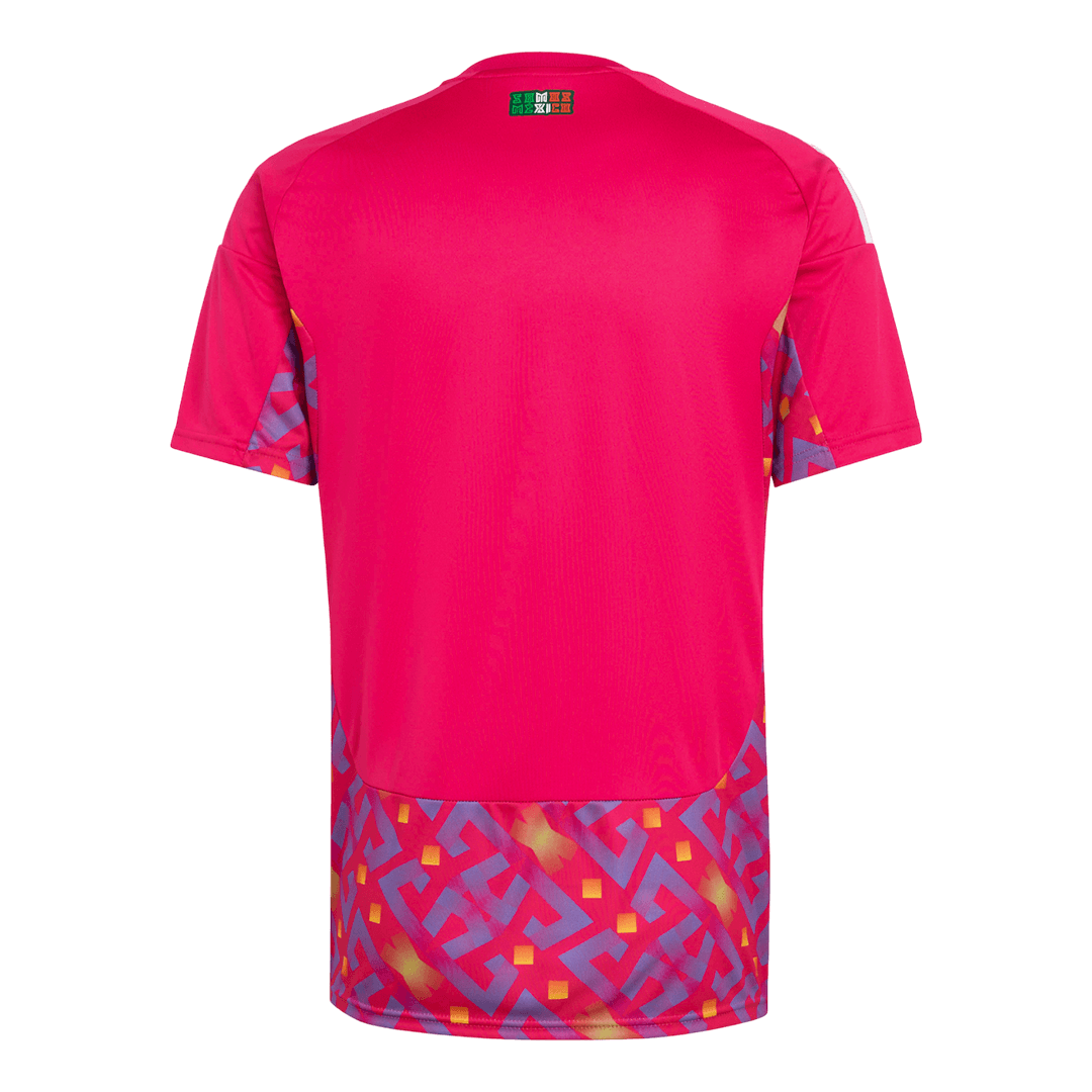 Mexico Goalkeeper Soccer Jersey World Cup 2026 Pink Back