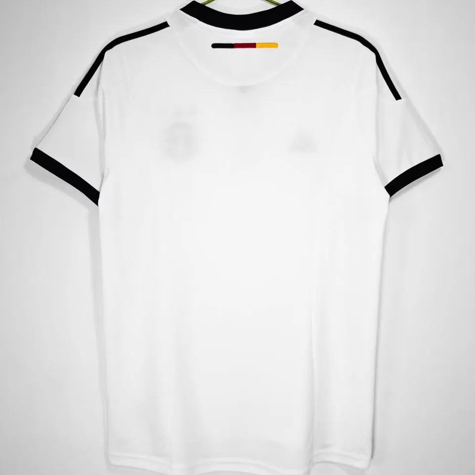 2002/03 Germany Home White Retro Soccer Jersey Back