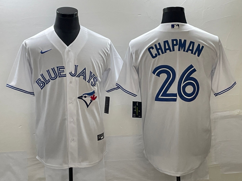 Men's Toronto Blue Jays Matt Chapman #26 White Replica Player Jerseys