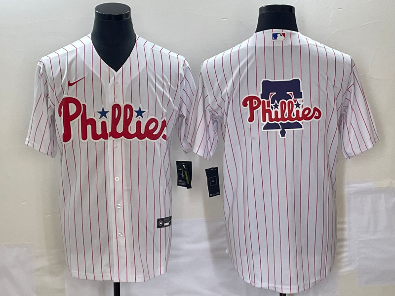 Men's Philadelphia Phillies White Home Replica Team Jerseys
